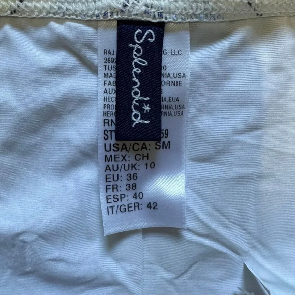 SPLENDID "Line of Sight" Retro Pant Bikini Swim Bottoms Stripe NWT Small - Picture 4 of 5